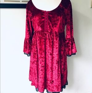 NWT Torrid Crushed Velvet Dress